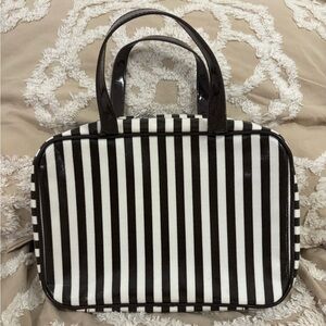 Henri Bendel Striped Toiletry Case with Hanger